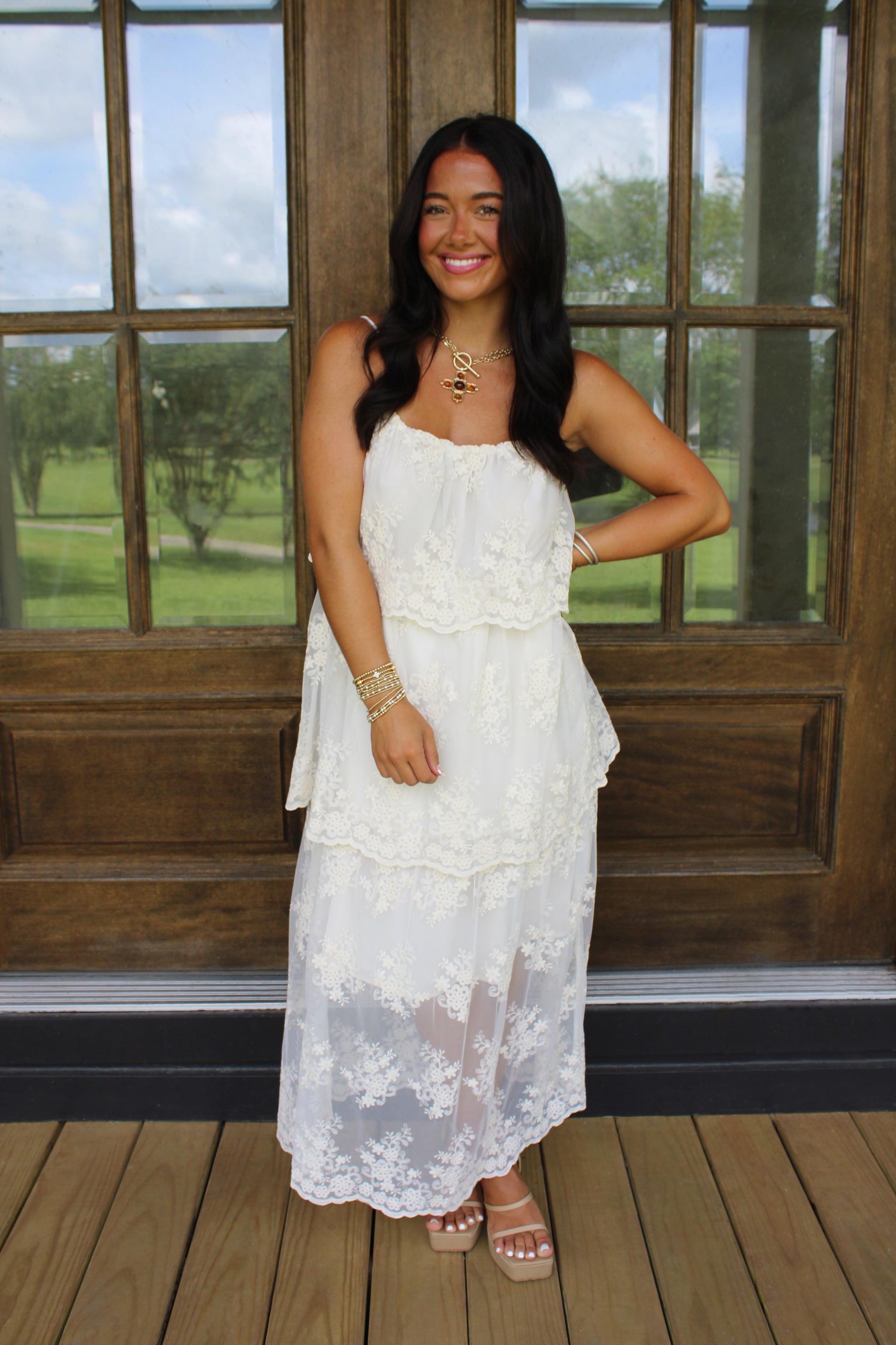 petite ivory lace dress – Willella's Boutique ivory lace dress knee length